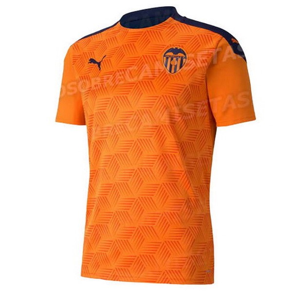 Tailandia Camiseta Valencia Segunda 2020-2021 Naranja